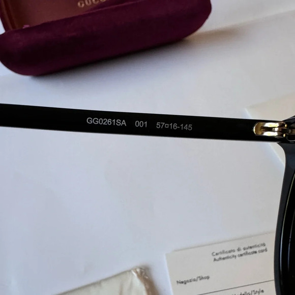 Authentic Gucci 57mm round sunglasses - Picture 6 of 11